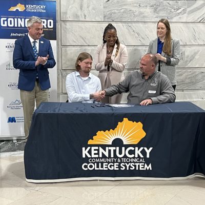 Lawmakers, partners and industry leaders gathered in the Capitol Rotunda to launch “Kentucky’s Talent Take-off,” celebrating thousands of KCTCS students and graduates committing to high-demand careers.